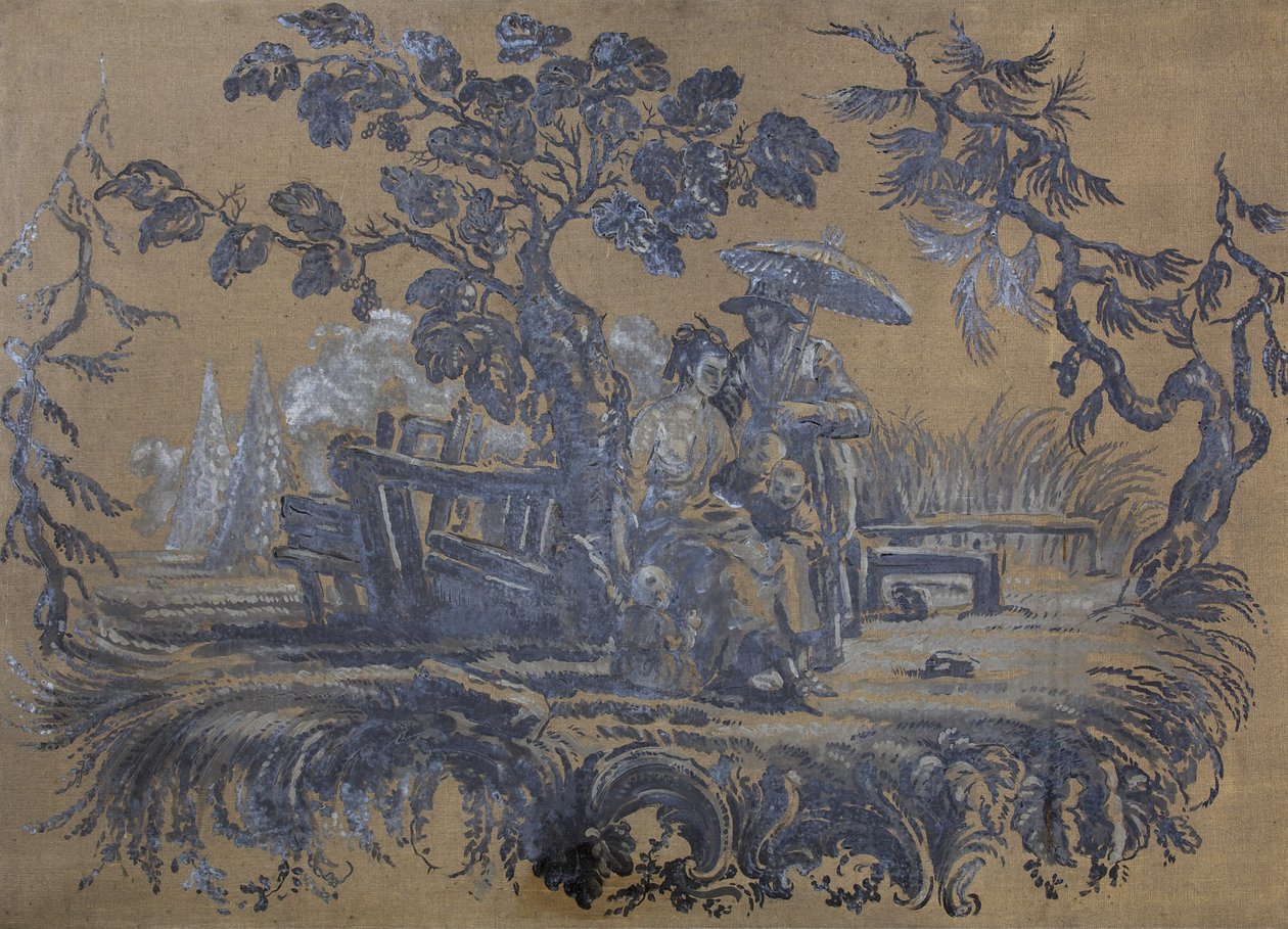 Chinoiserie (olja på duk) av William Bruce Ellis Ranken