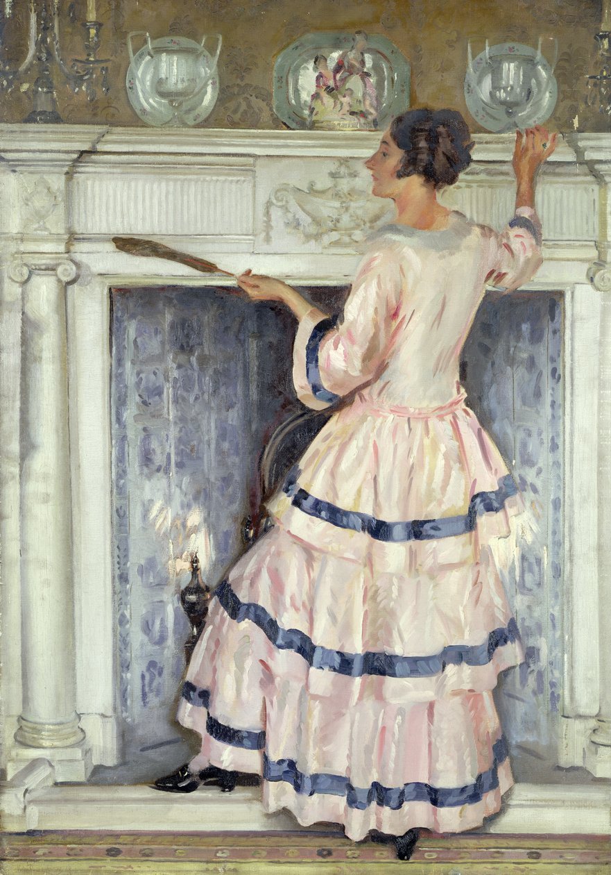 Mrs Kelsey i rosa av William Bruce Ellis Ranken