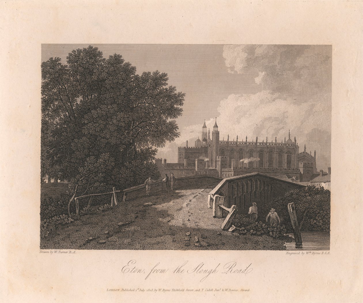 Eton, från Slough Road av William Byrne