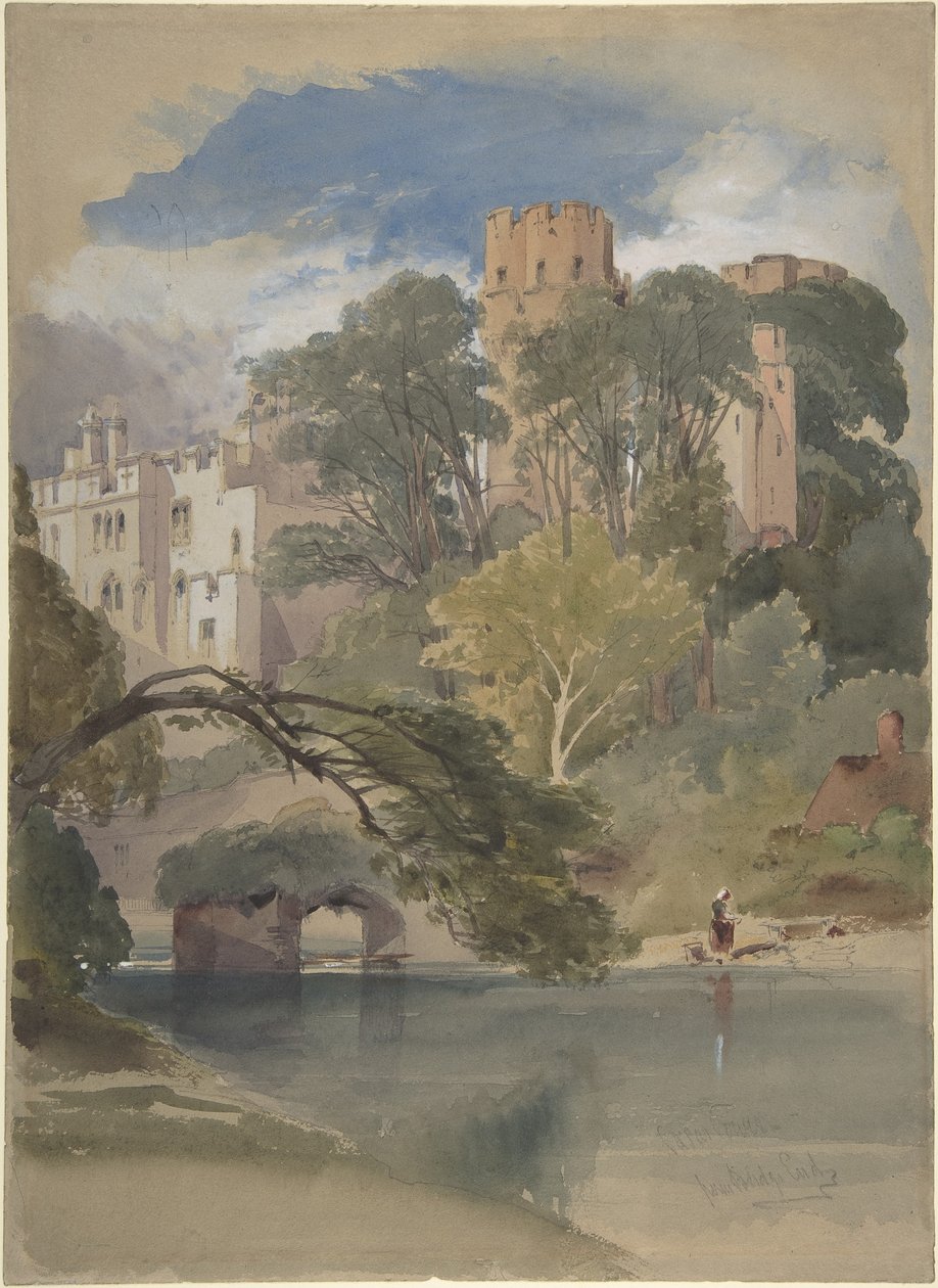 Caesars torn, Warwick Castle av William Callow