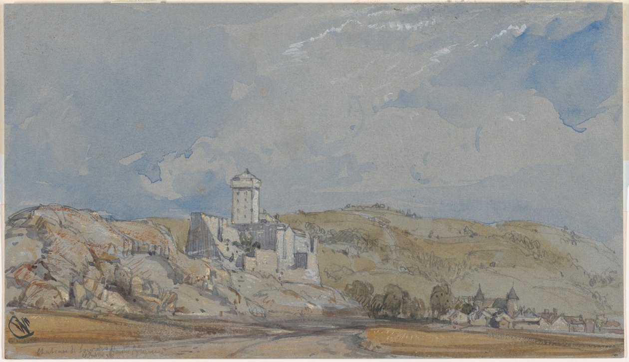 Slottet i Lourdes av William Callow
