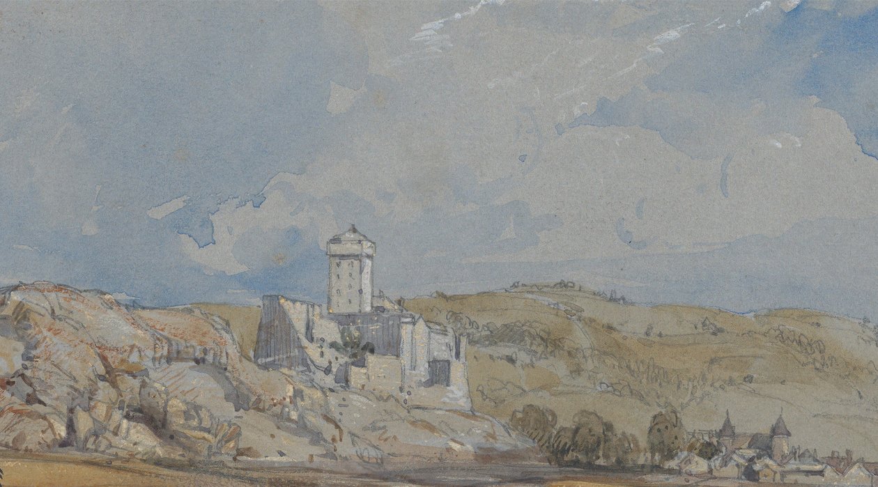 Lourdes slott, 11 juli 1836. av William Callow
