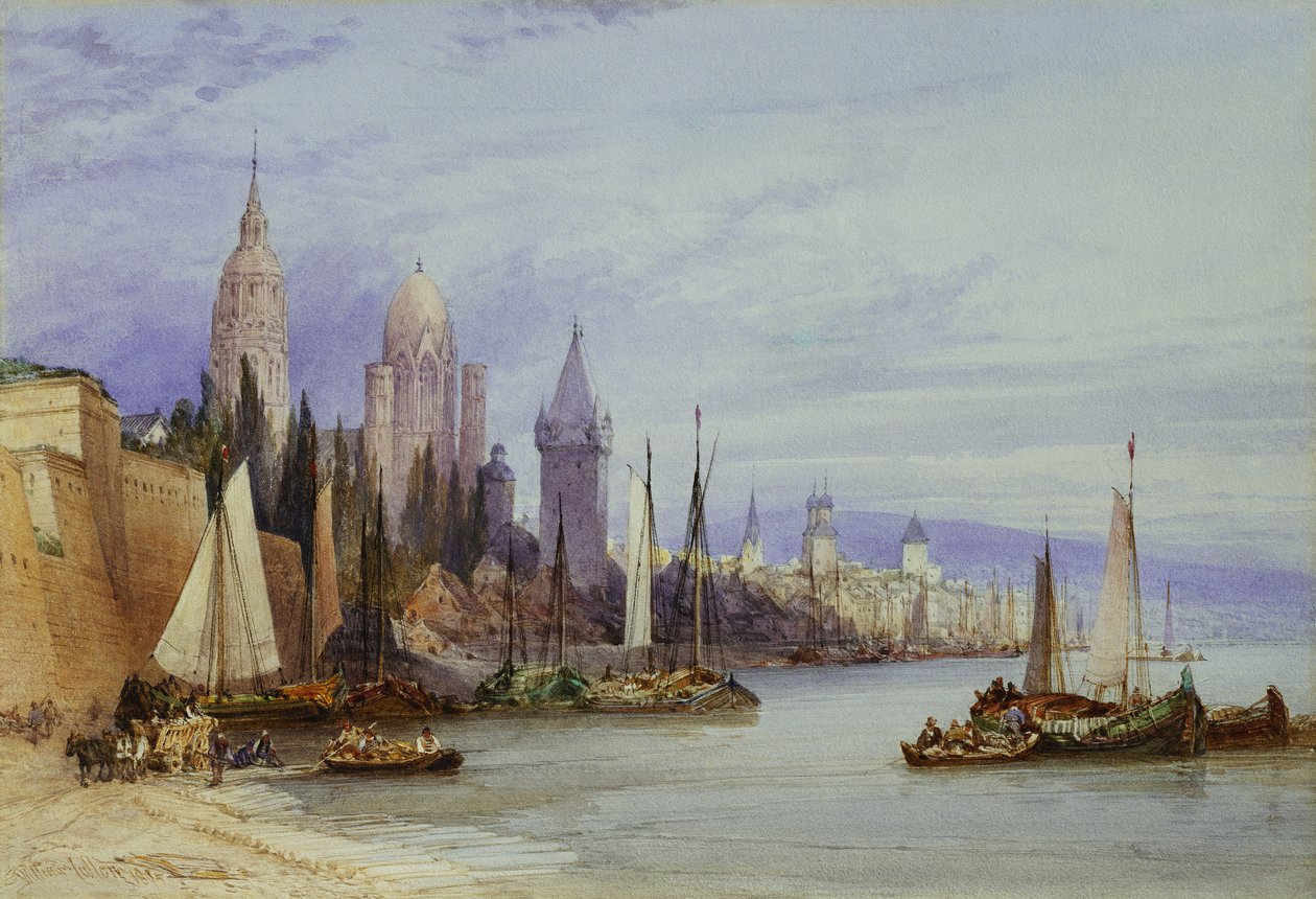 Mayence, vid Rhen, 1895 av William Callow