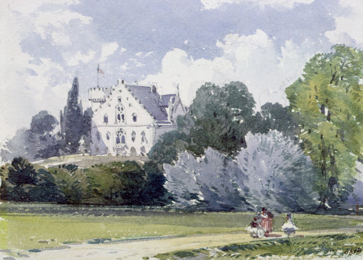 Souvenirer från Rosenau, födelseplatsen för HKH Prinsgemalen, Drottning Victorias make av William Callow