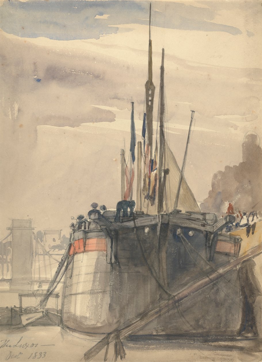 Luxor, Paris, december 1833 av William Callow