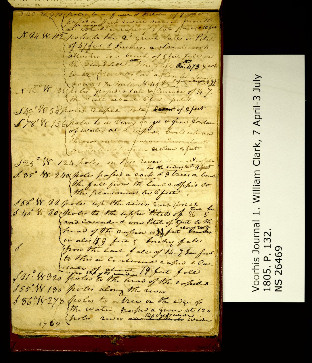 S. 40 W. 970 stolpar till ett fall och stigning. . . . av William Clark