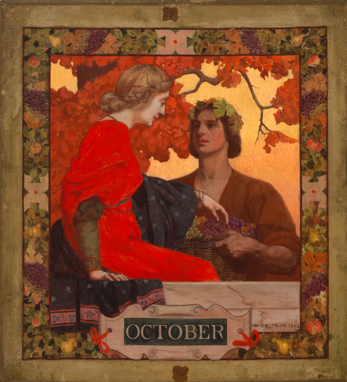 Oktoberomslagsillustration för Harper