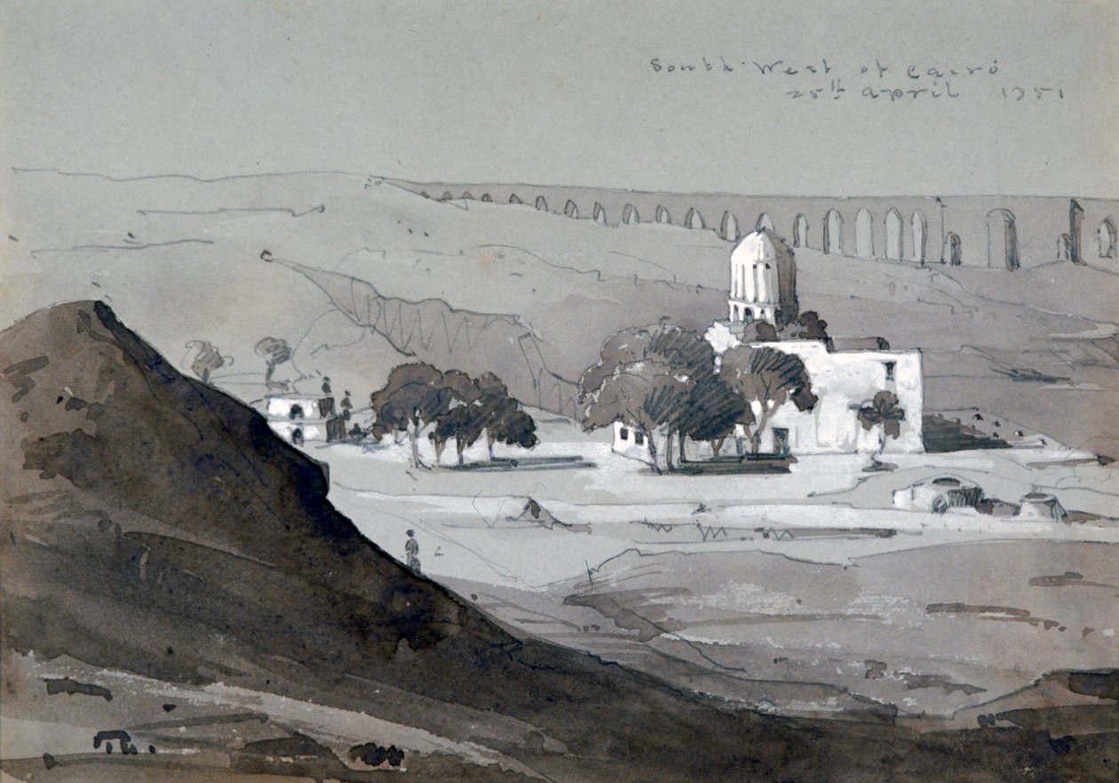 "Se sydväst om Kairo", 1851. av William Clerihew