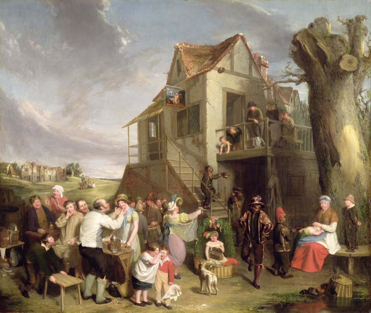 första maj, ca 1811-12 (olja på duk) av William Collins