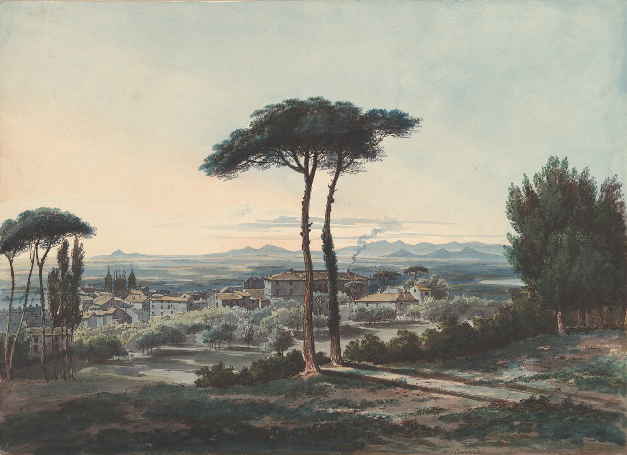 Frascati, nära Rom, 1819. av William Cowen