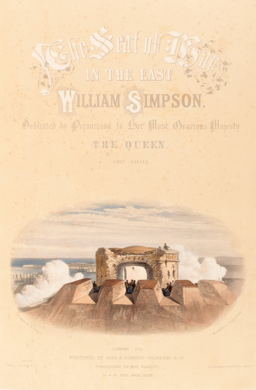 ?Malakoff eller runda tornet?, c.1855 av William Crimea Simpson