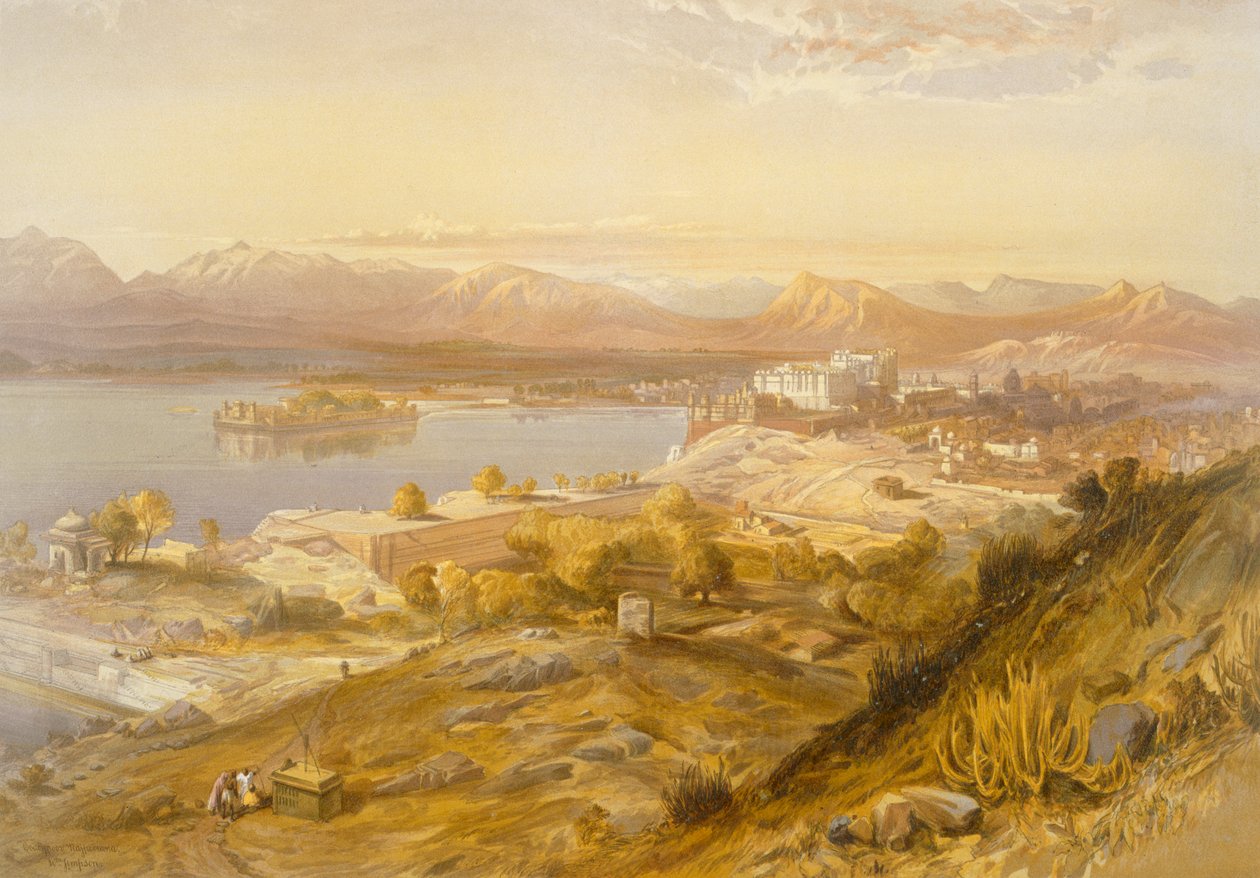 Oodypure, från "India Ancient and Modern", 1867 av William Crimea Simpson