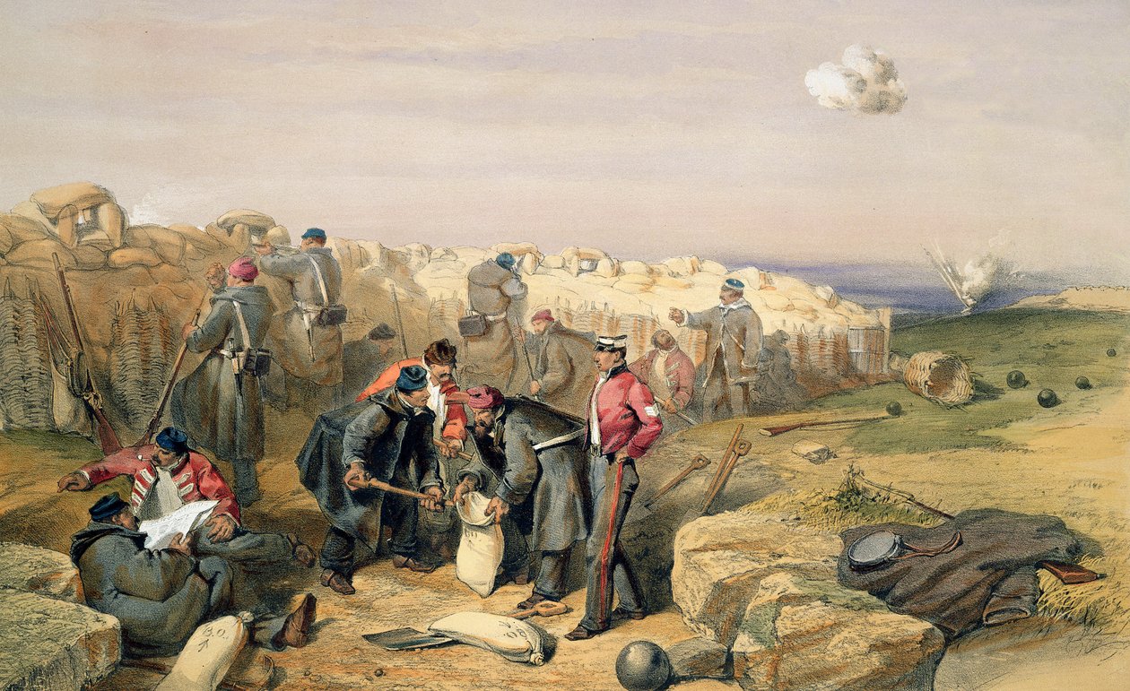 Russian Rifle Pit (nu brittisk), plåt från 
