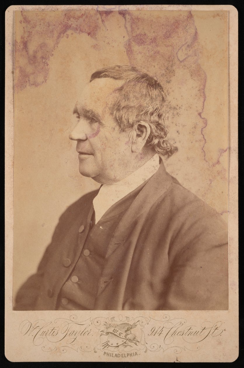 Porträtt av J.D. Lang, före 1877. av William Curtis Taylor