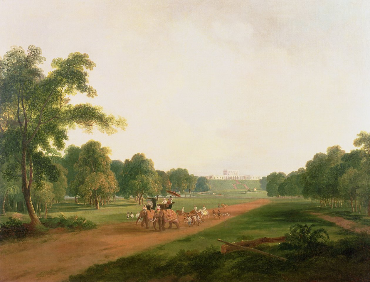 Ett jaktparti i Indien av William Daniell