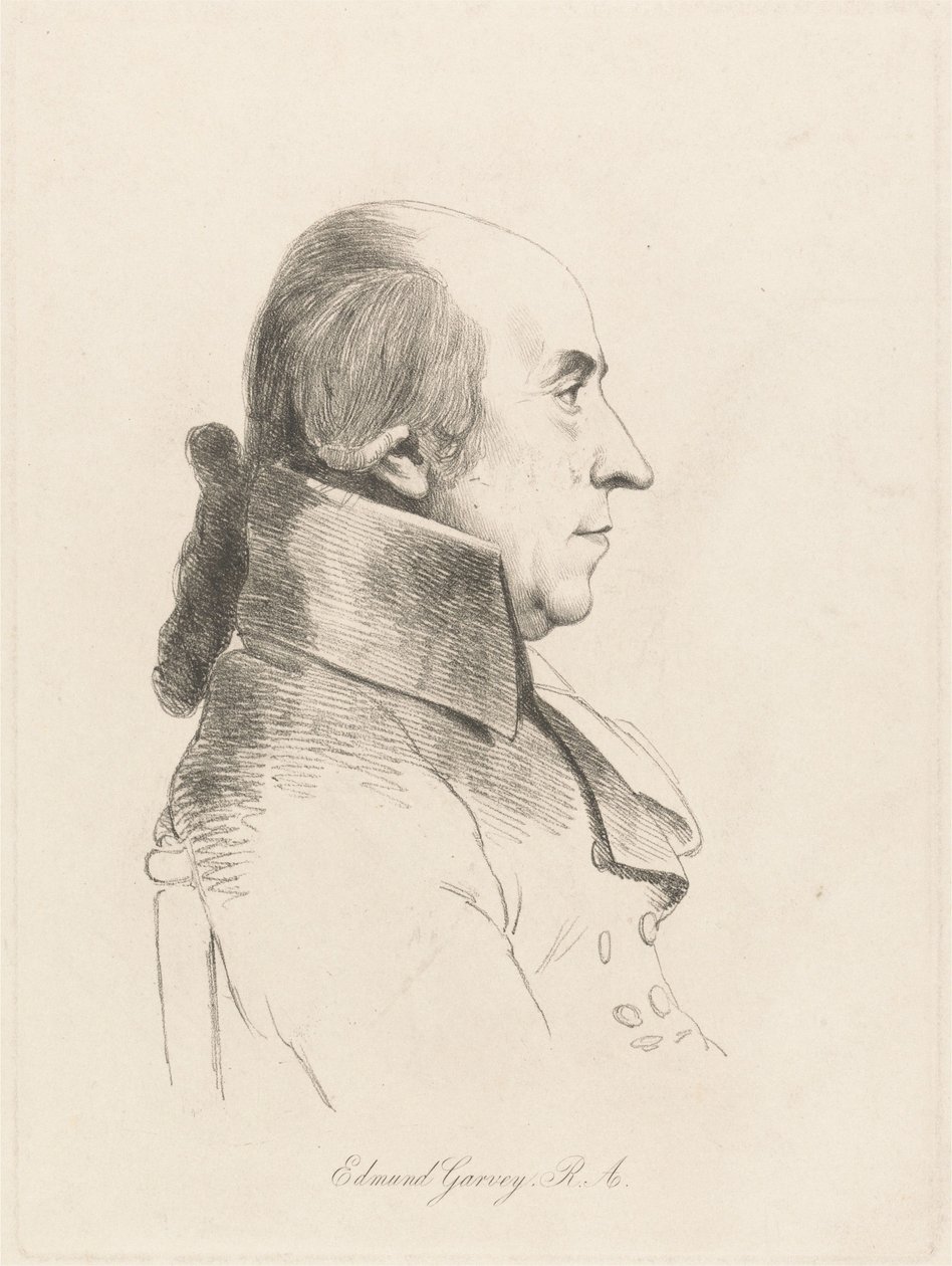Edmund Garvey, R.A. av William Daniell