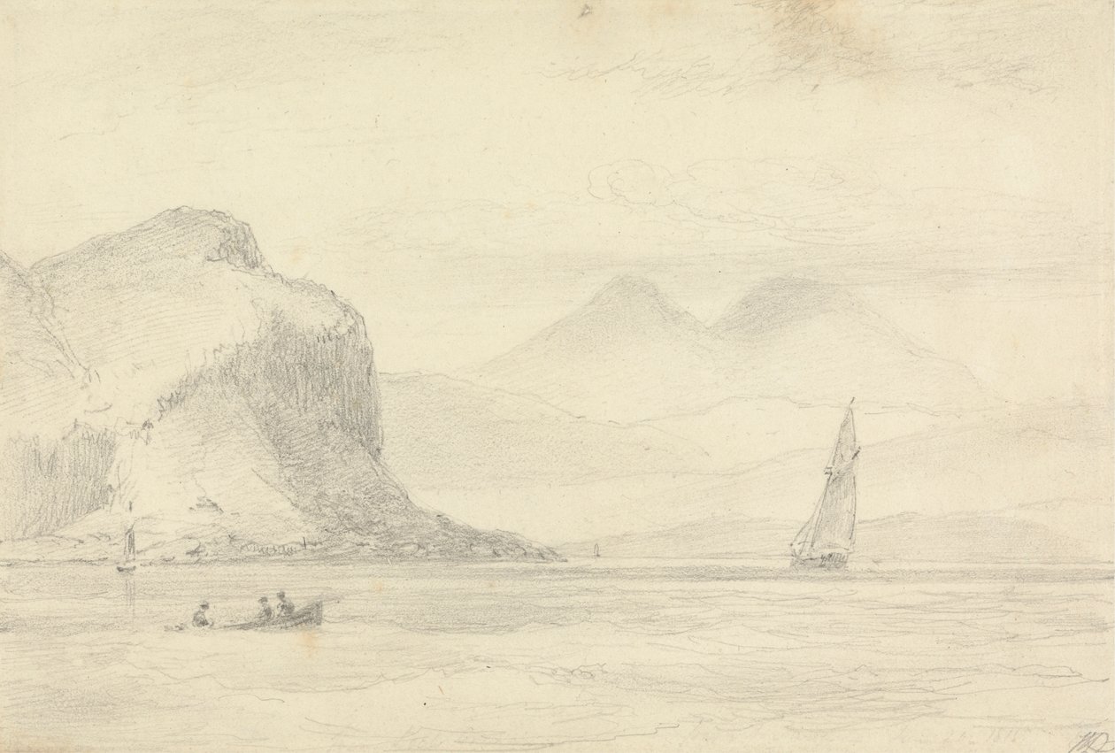 Från Loch Creran, Jurapasset av William Daniell
