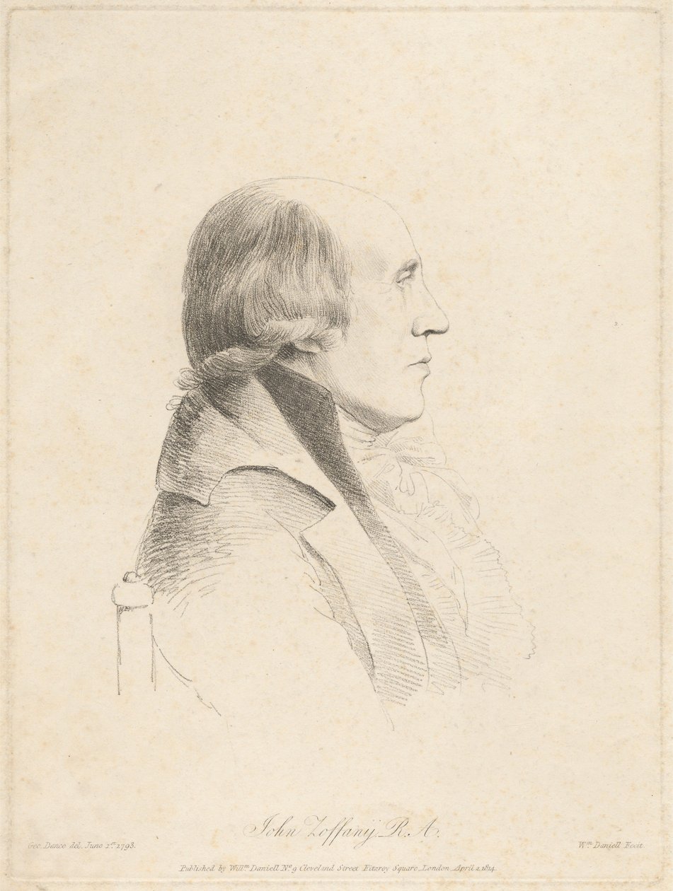 John Zoffany, R.A. av William Daniell