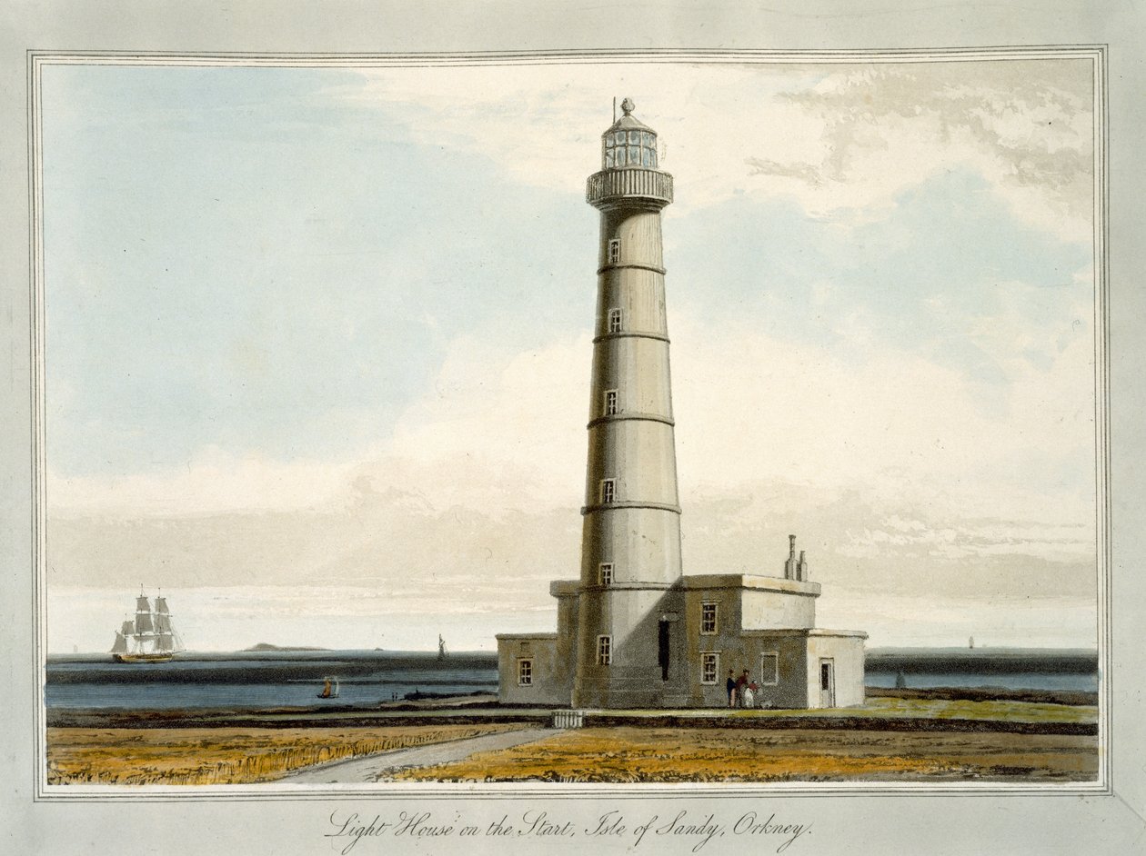 Light House on the Start, Isle of Sandy, Orkney, från 
