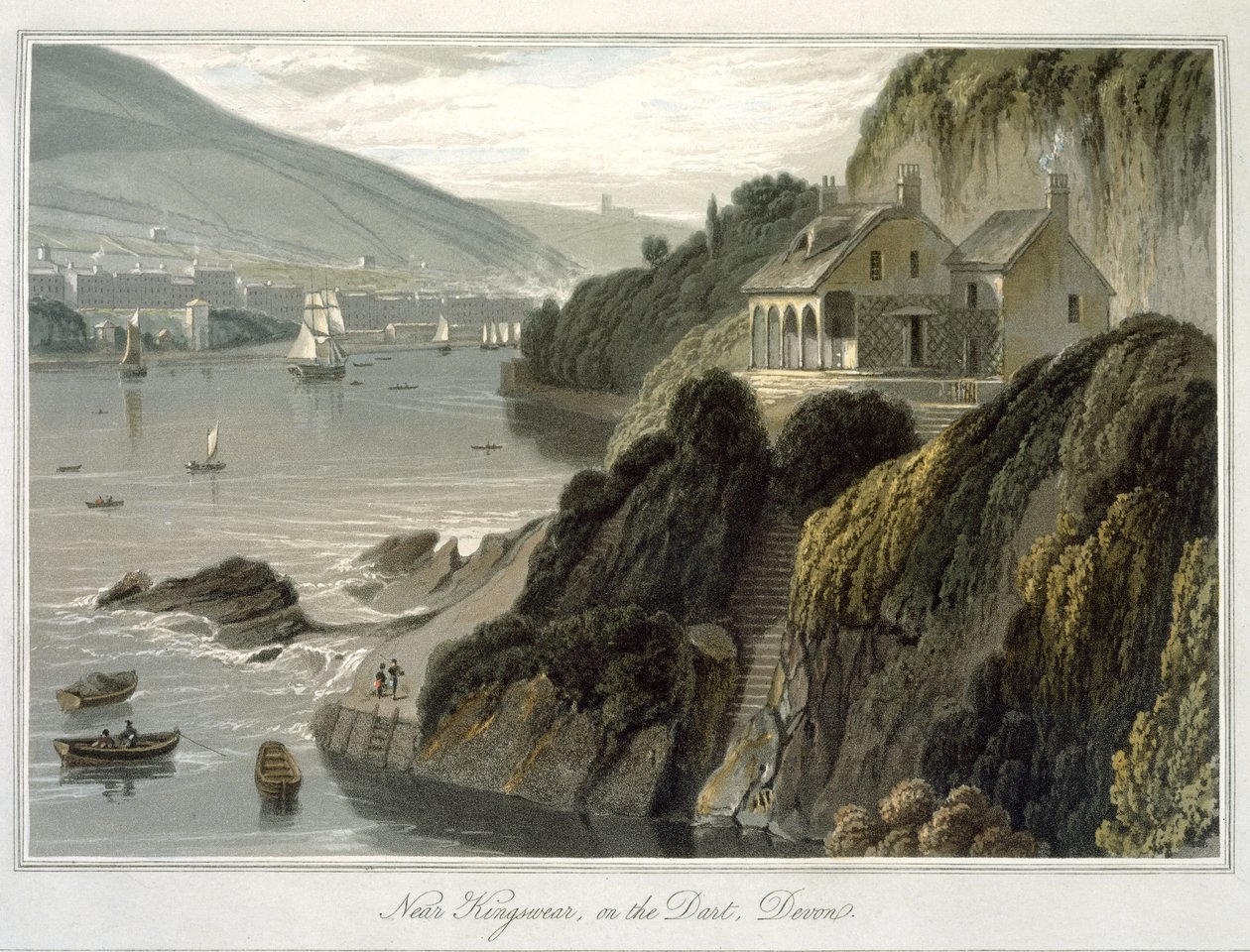 Near Kingswear, on the Dart, Devon, från volym VIII av 