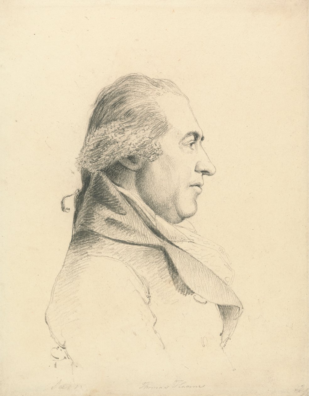 Porträttstudie av Thomas Hearne av William Daniell