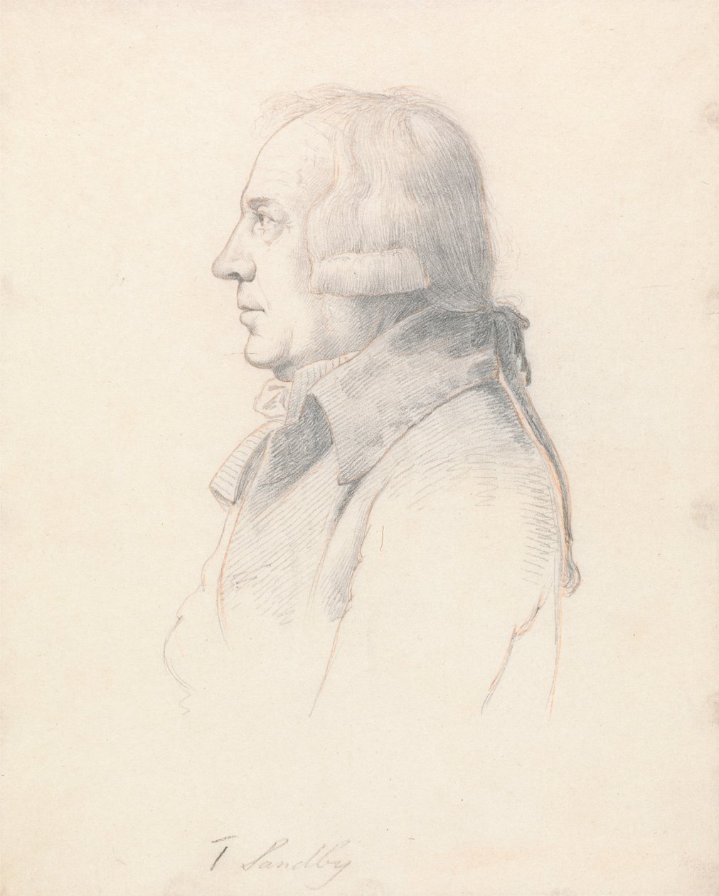 Porträtt av Thomas Sandby av William Daniell