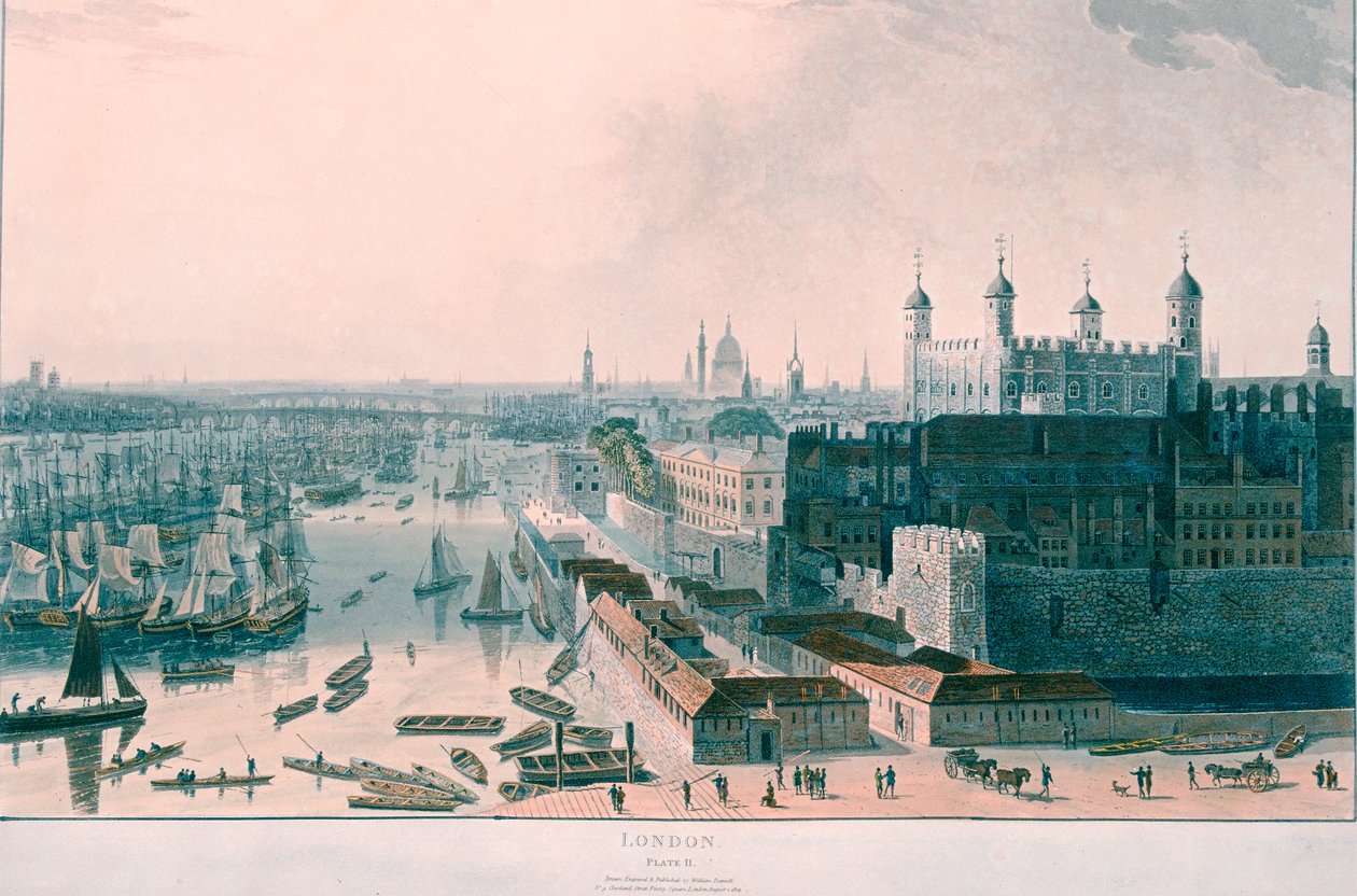 Utsikt över London, 1804 av William Daniell