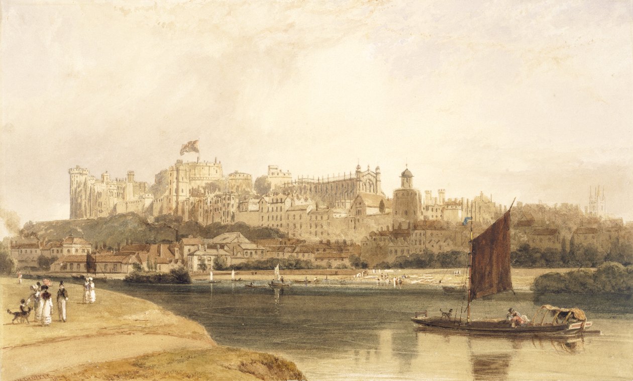 Windsor Castle av William Daniell
