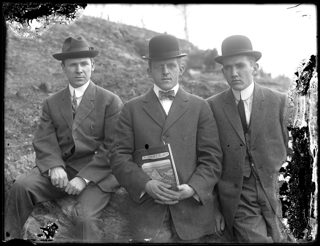 James R. Murphy porträttgrupp, ca 1910-20 av William Davis Hassler