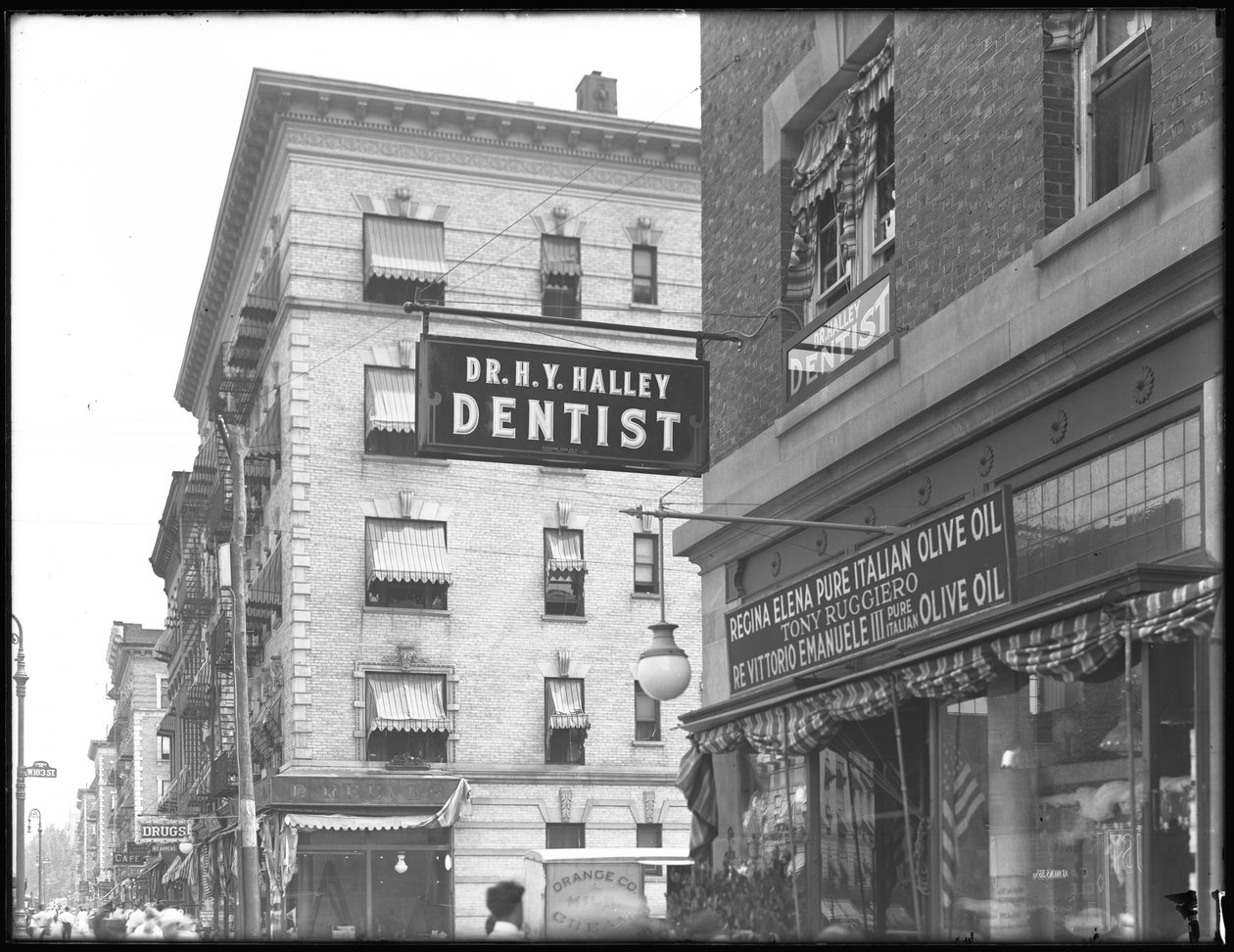Signera för Dr. H.Y. Halley, 1456 St. Nicholas Avenue, New York City, 2 augusti 1916 av William Davis Hassler