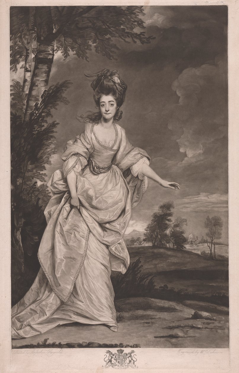 Diana, viscountess Crosbie av William Dickinson