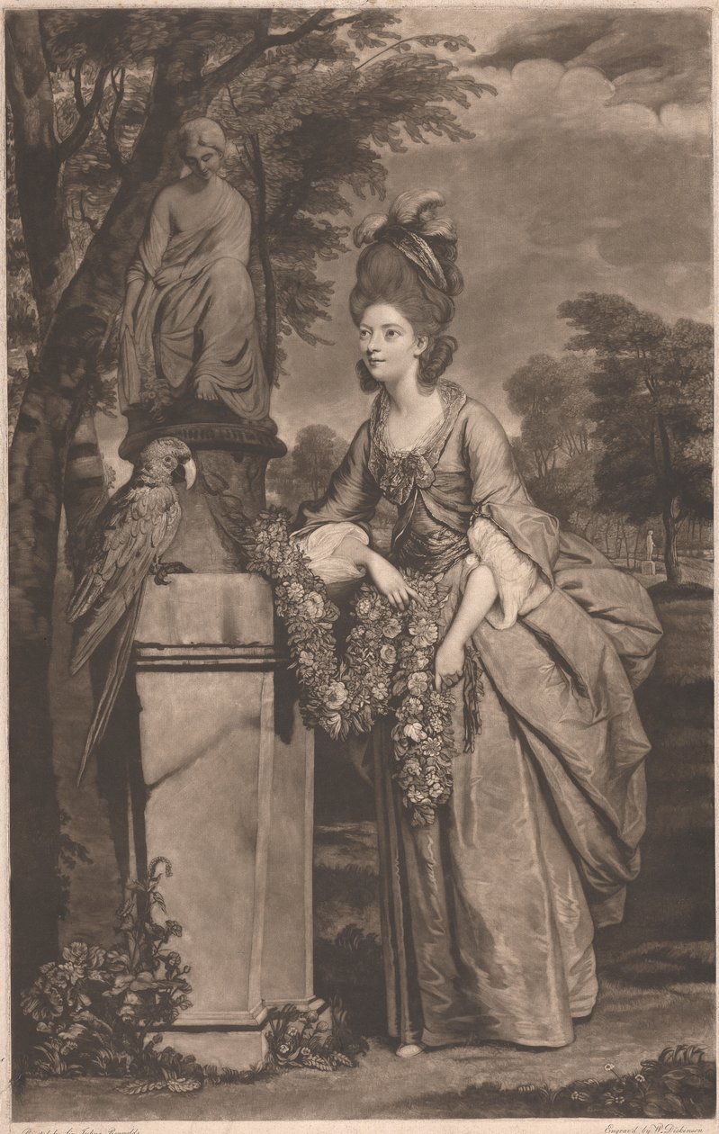Elizabeth, grevinna av Derby av William Dickinson