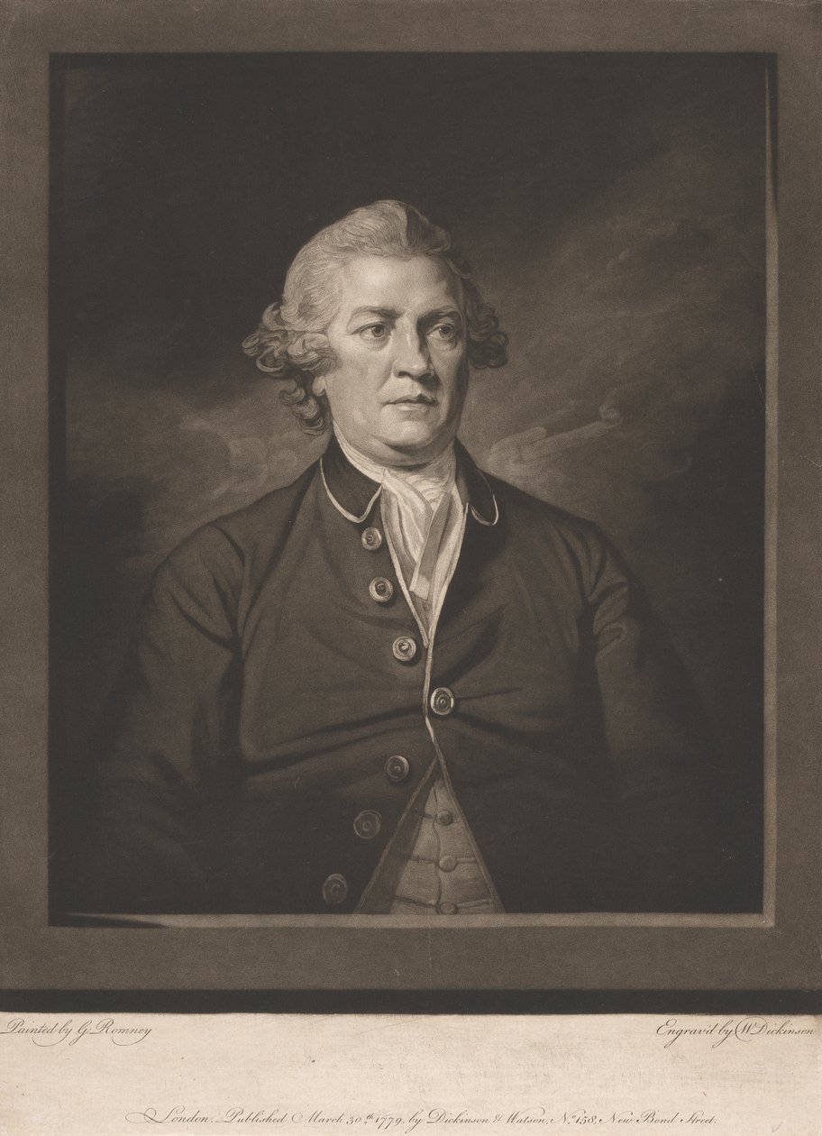 Den ärade Augustus Keppel av William Dickinson