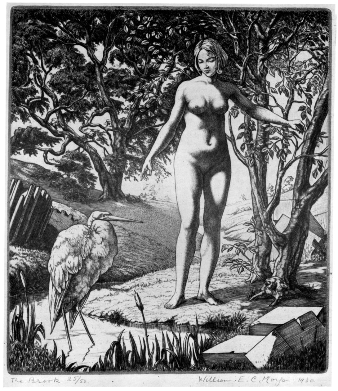 "Bäcken", 1930. av William EC Morgan