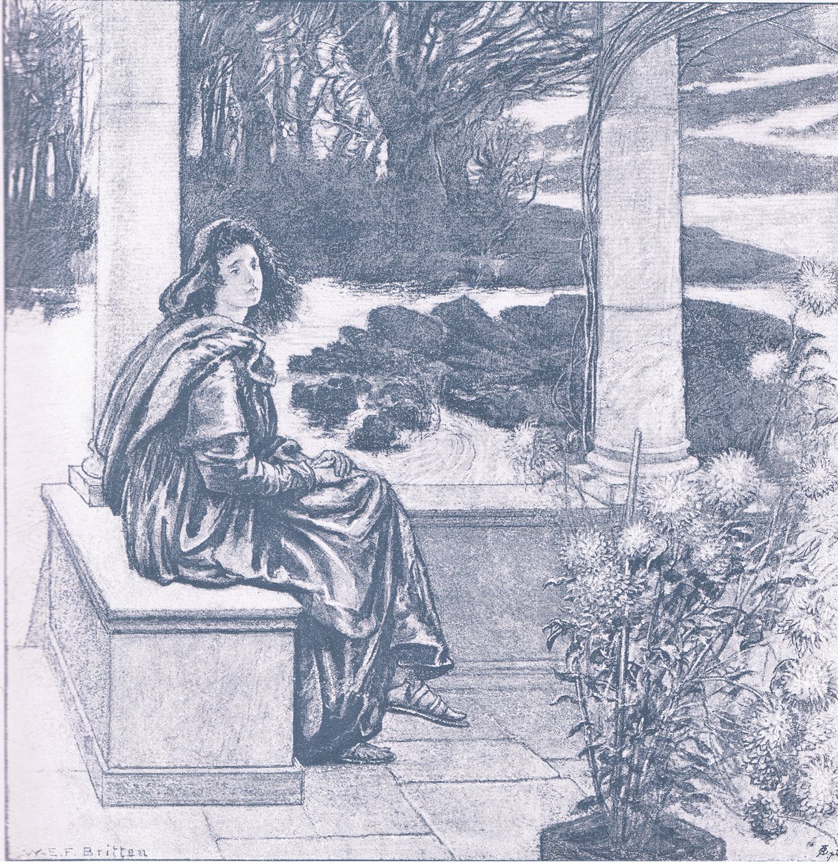 november, från The Magazine of Art 1893, Cassell and Company av William Edward Frank Britten