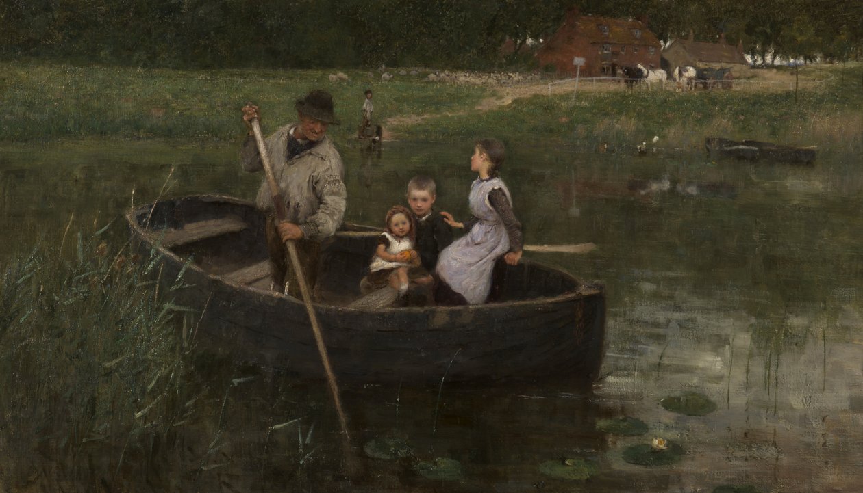 Färjan, 1887 av William Edward Stott