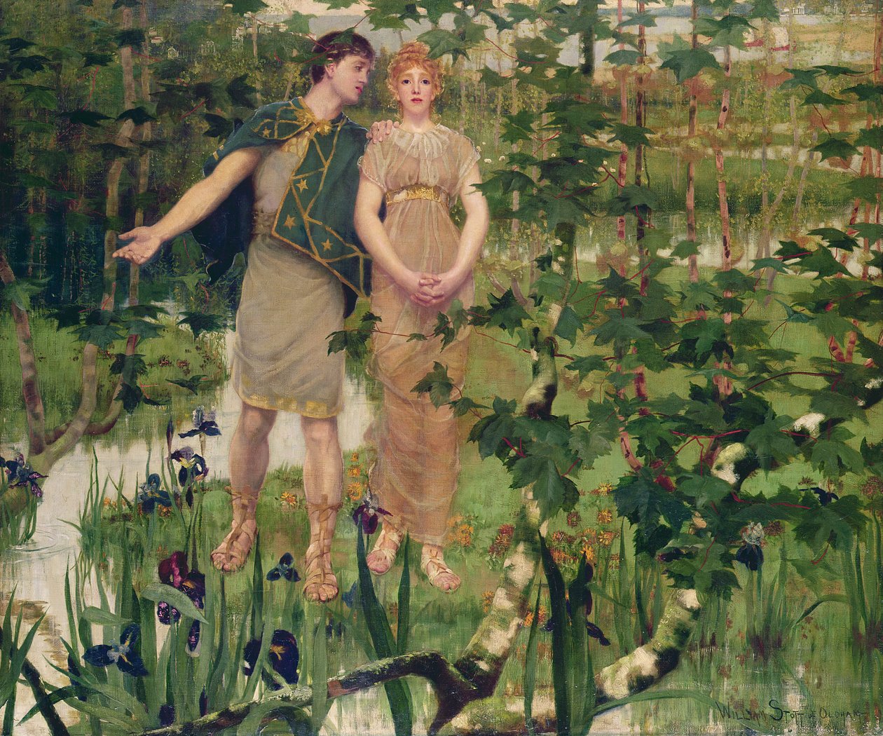 Den lyckliga dalen, 1898 av William Edward Stott