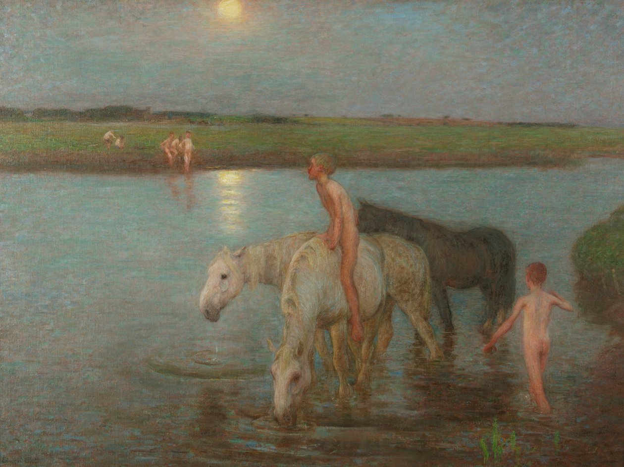 Flodbanken av William Edward Stott