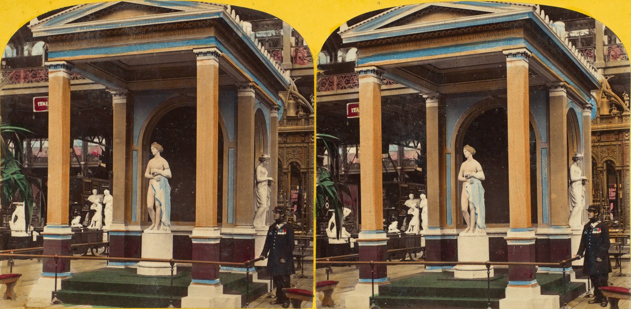 86 Stereografiska vyer av den internationella utställningen 1862, 1862. av William England
