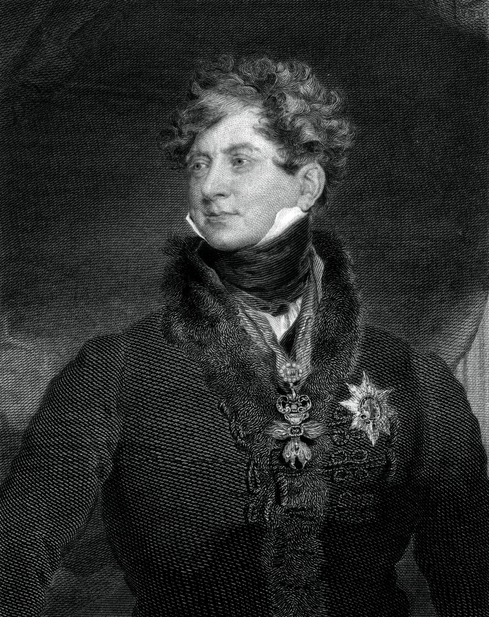 George IV, kung av Storbritannien och Hannover, 1829. av William Ensom