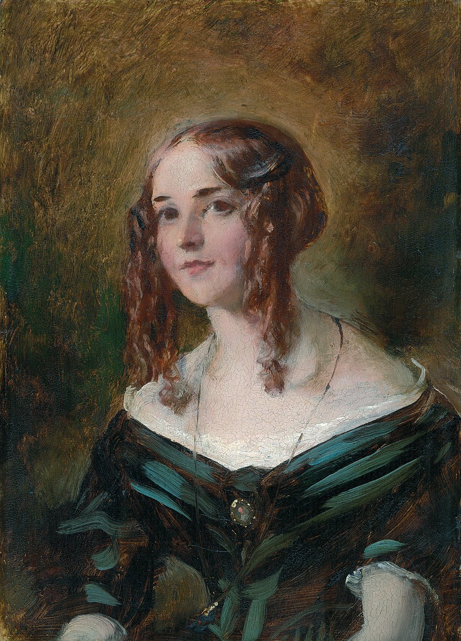 Flicka i en grön klänning av William Etty