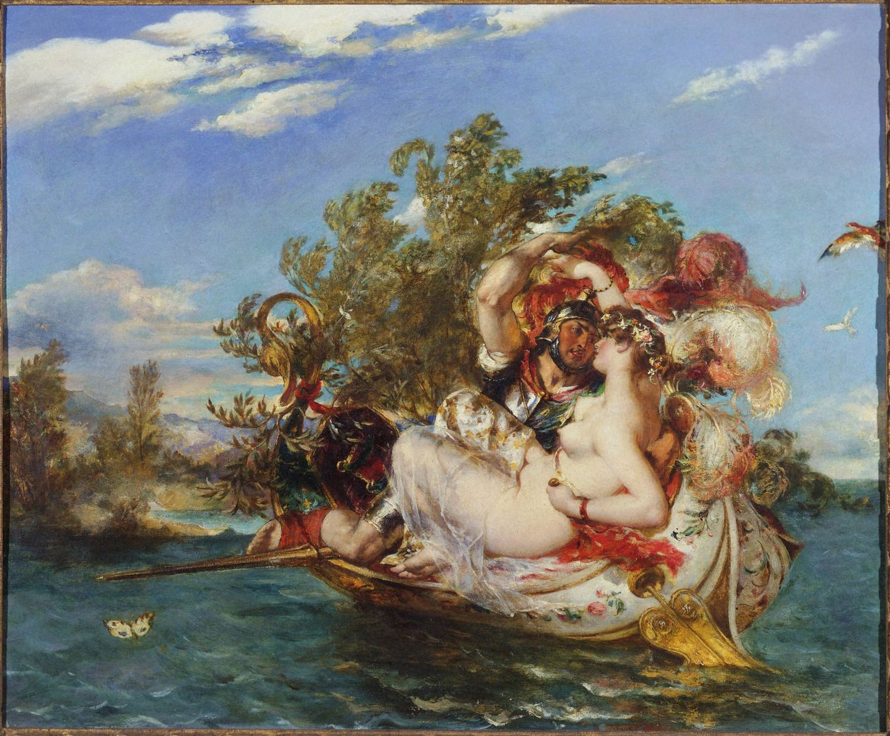Phaedria och Cymochles av William Etty