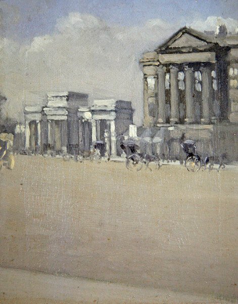 Hyde Park Corner, ca 1892 (olja på duk) av William Evelyn Osbourne