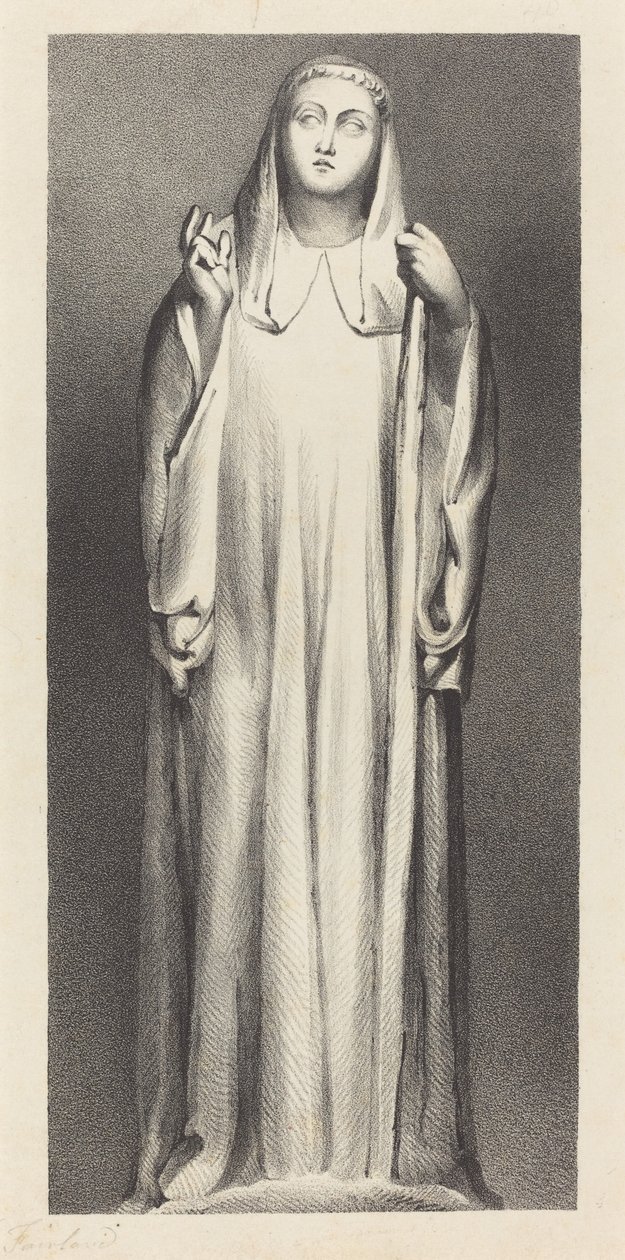 Figur från Peterborough Cathedral av William Fairland after John Flaxman