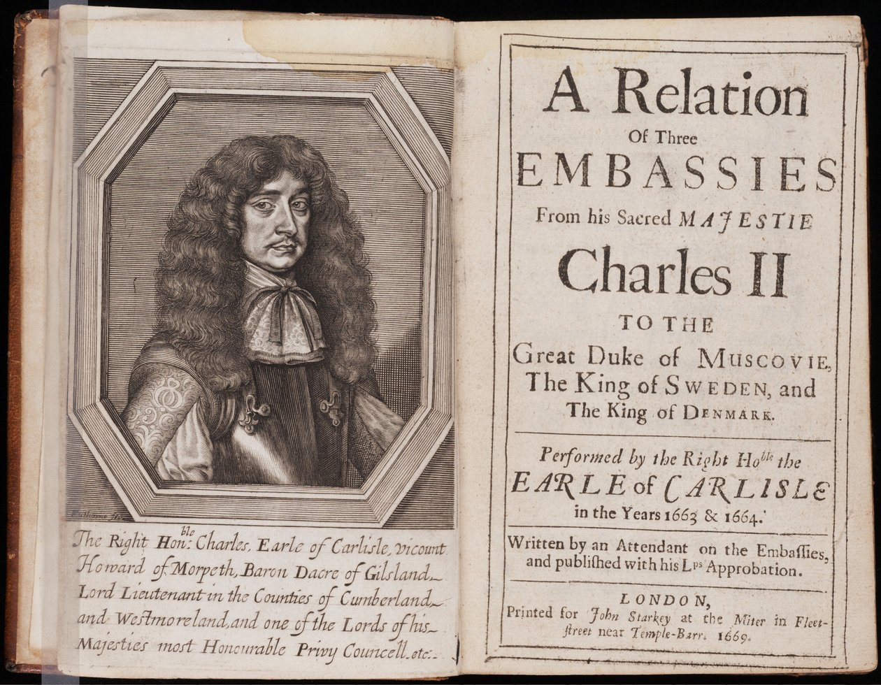 Charles Howard, 1:e earl av Carlisle, 1669 av William Faithorne