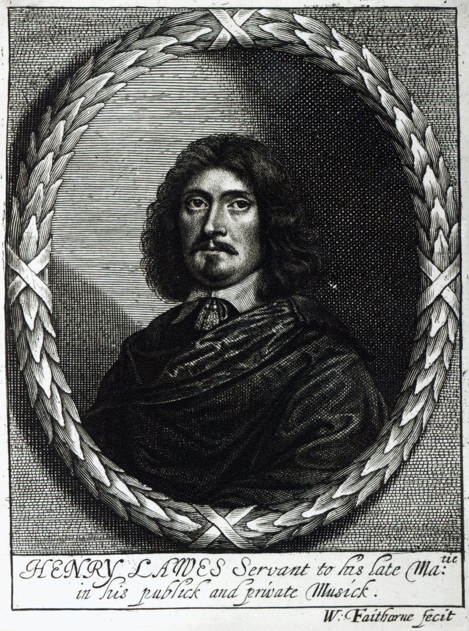 Henry Lawes (1596-1662) av William Faithorne