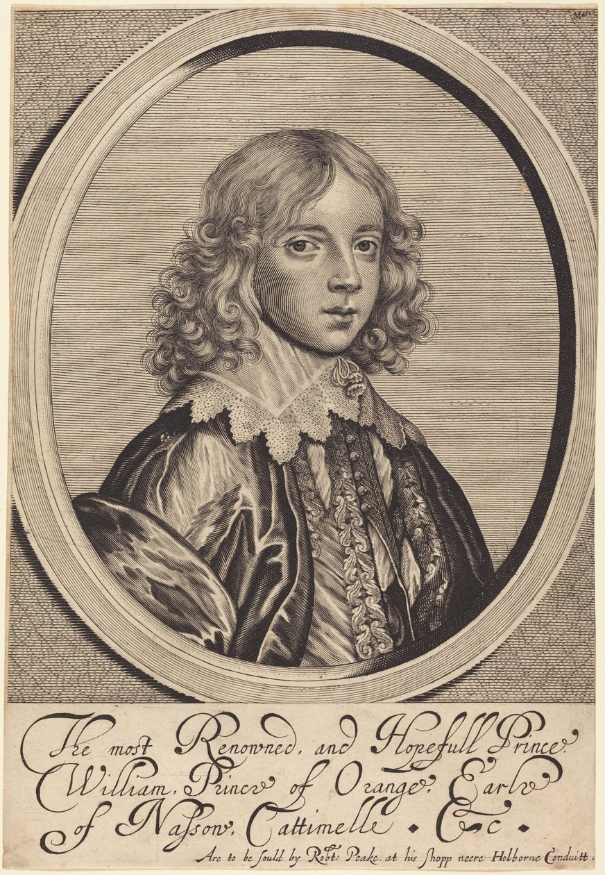 Vilhelm II, prins av Oranien av William Faithorne