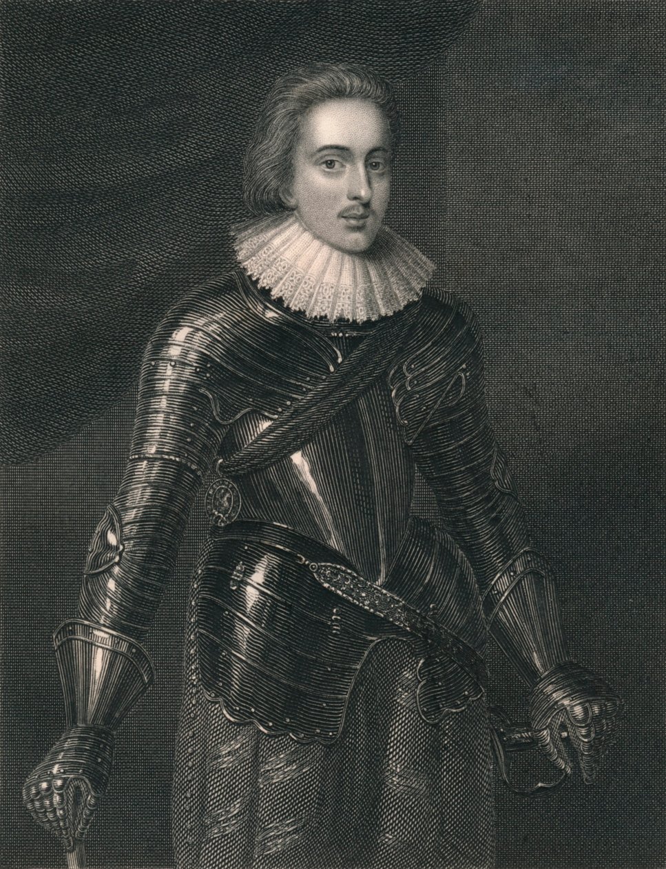 Henrik, prins av Wales, c1830. av William Finden