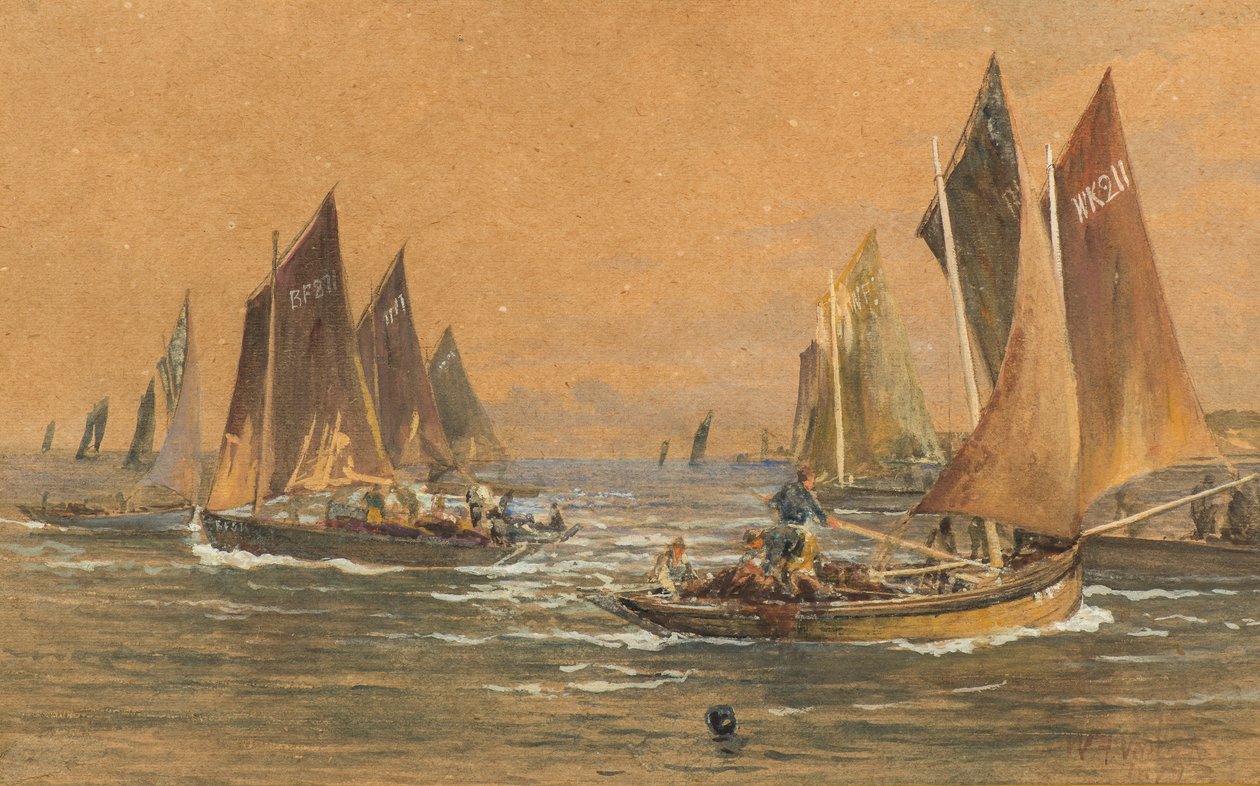 Fiskebåtar av William Fleming Vallance