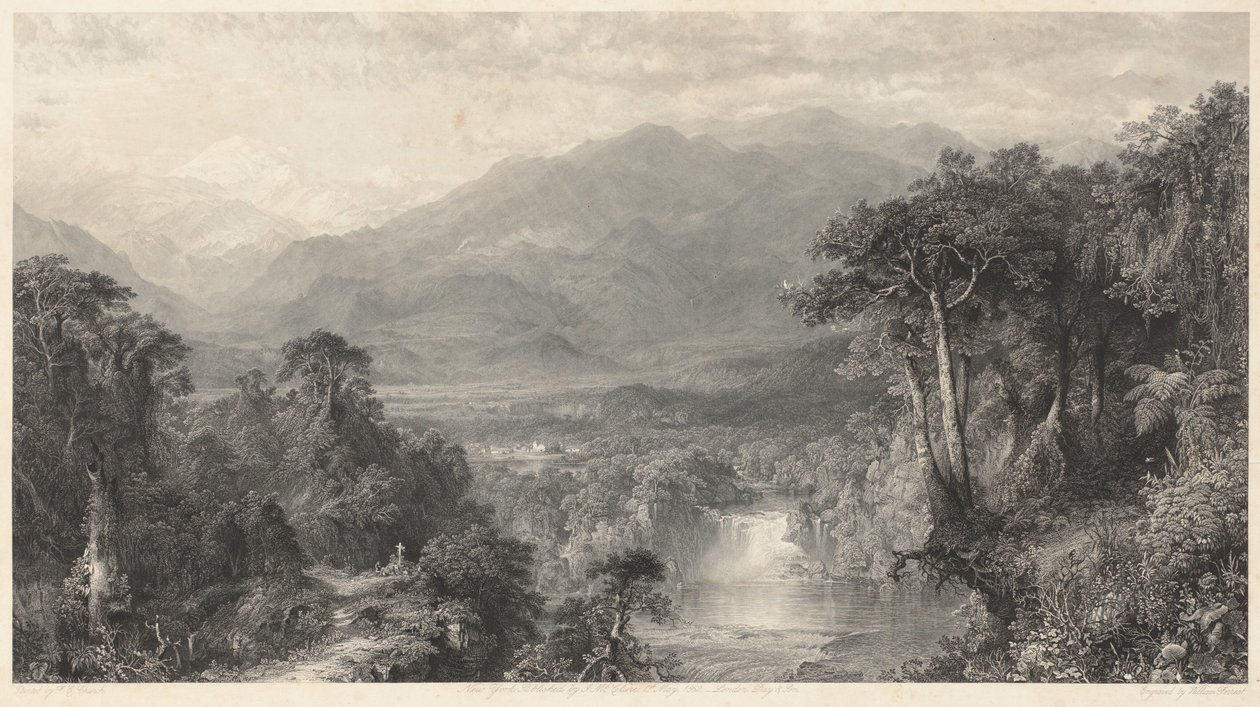 Andernas hjärta av William Forrest, after Frederic Edwin Church
